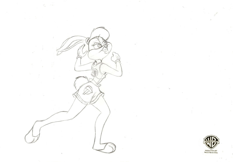 Space Jam Original Production Drawing: Lola Bunny - Choice Fine Art