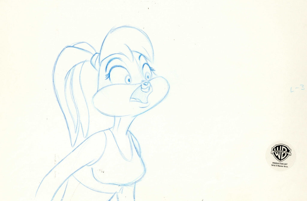 Space Jam Original Production Drawing: Lola Bunny - Choice Fine Art