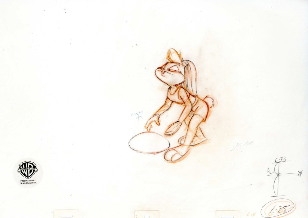 Space Jam Original Production Drawing: Lola Bunny - Choice Fine Art