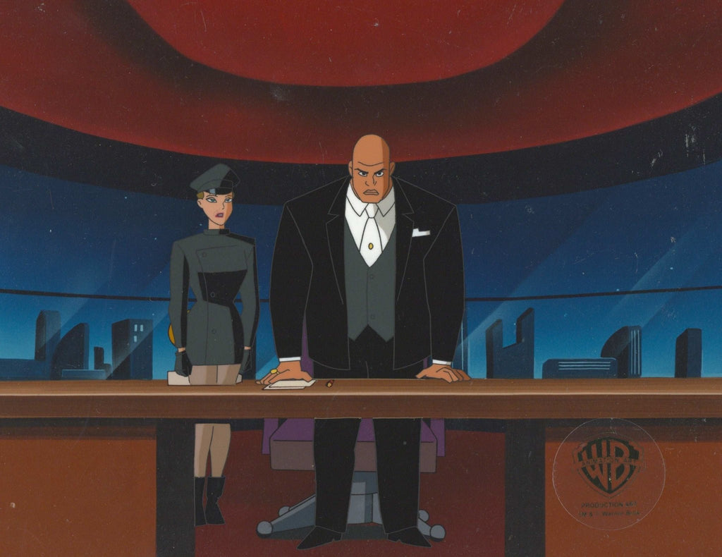 Superman the Animated Series Original Production Cel: Lex Luthor and Mercy Graves - Choice Fine Art