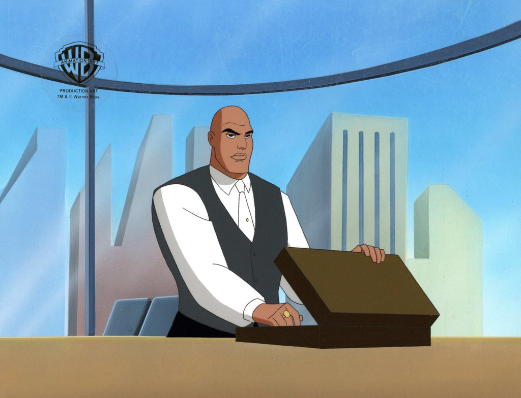 Superman the Animated Series Original Production Cel on Original Background: Lex Luthor - Choice Fine Art
