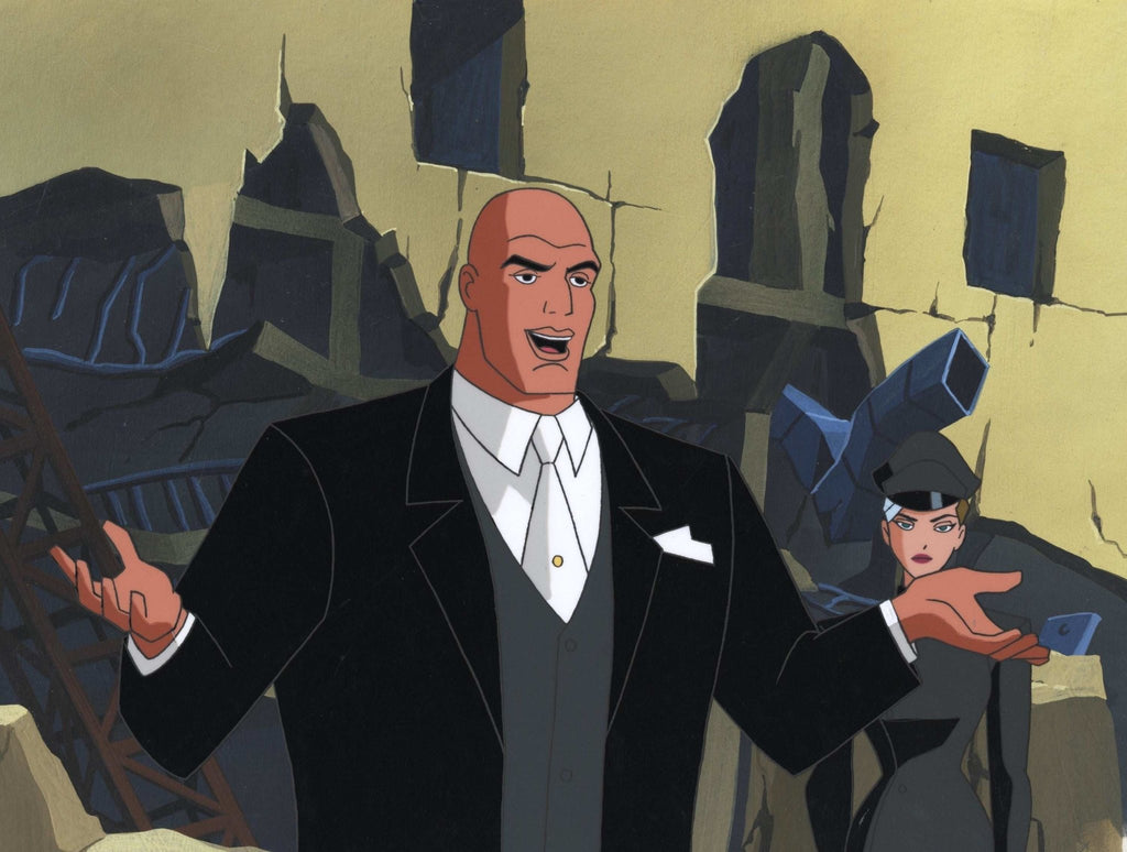 Superman the Animated Series Original Production Cel on Original Background: Lex Luthor, Mercy - Choice Fine Art