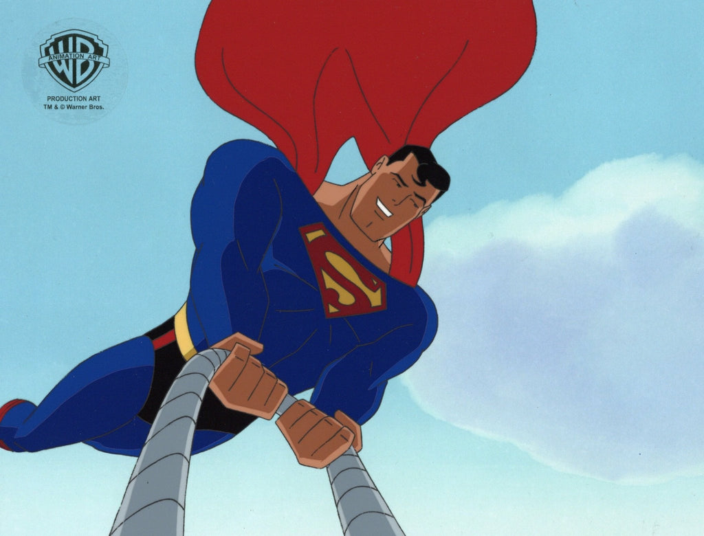 Superman the Animated Series Original Production Cel: Superman - Choice Fine Art