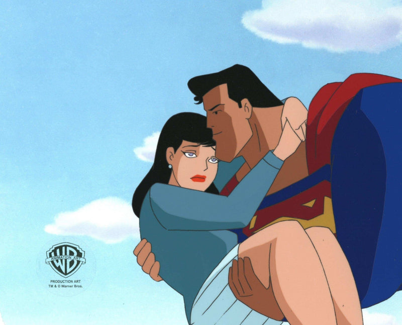 Superman the Animated Series Original Production Cel: Superman and Lois - Choice Fine Art
