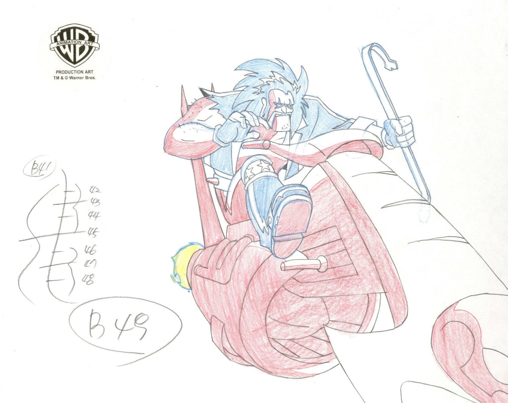 Superman the Animated Series Original Production Drawing: Lobo - Choice Fine Art