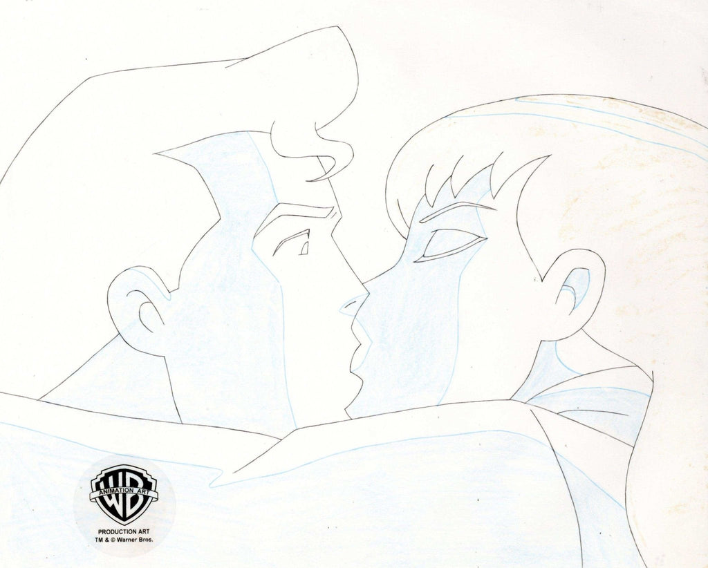 Superman the Animated Series Original Production Drawing: Superman and Lois Lane - Choice Fine Art