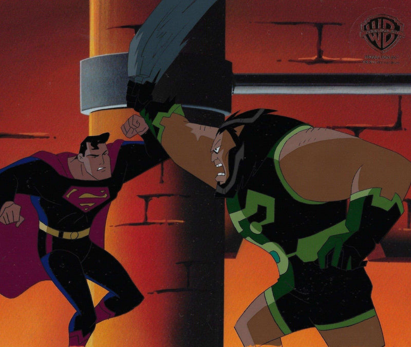 Superman: The Animated Series Production Cel: Superman And Kalibak - Choice Fine Art