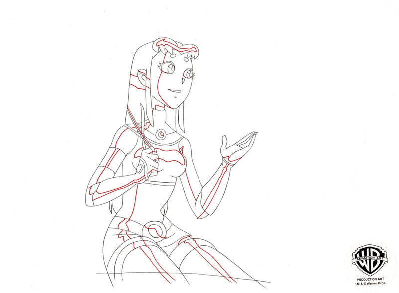 Teen Titans Original Production Drawing: Starfire - Choice Fine Art