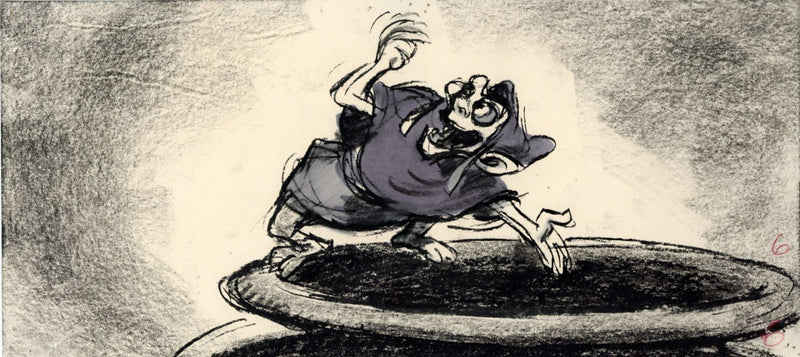 The Black Cauldron Storyboard Drawing: Creeper - Choice Fine Art