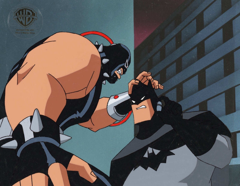The New Batman Adventures Original Production Cel: Batman and Bane - Choice Fine Art