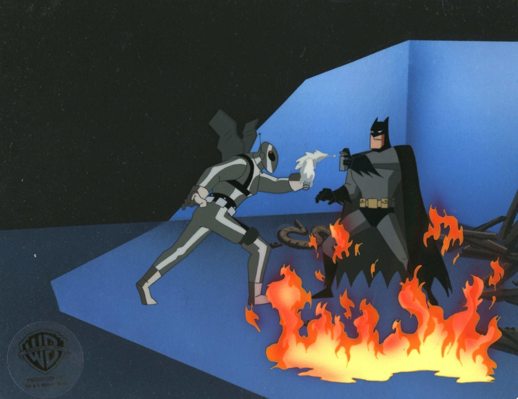 The New Batman Adventures Original Production Cel: Batman and Firefly - Choice Fine Art