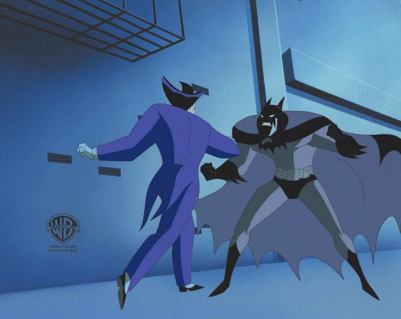 The New Batman Adventures Original Production Cel: Batman and Joker - Choice Fine Art