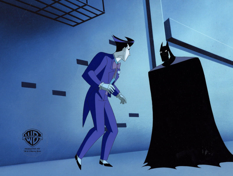 The New Batman Adventures Original Production Cel: Batman and Joker - Choice Fine Art