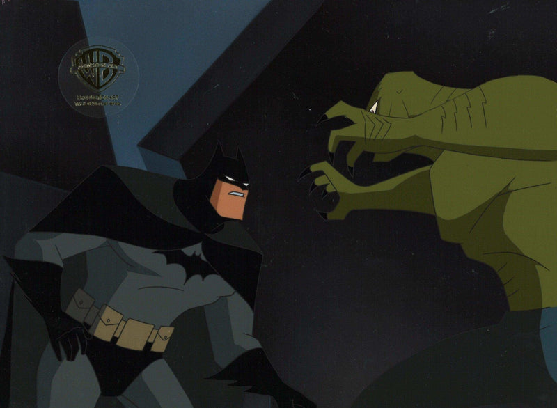The New Batman Adventures Original Production Cel: Batman and Killer Croc - Choice Fine Art