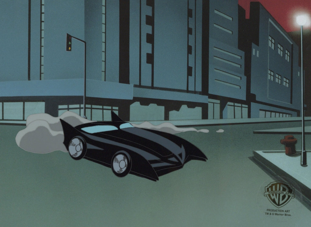 The New Batman Adventures Original Production Cel: Batmobile - Choice Fine Art