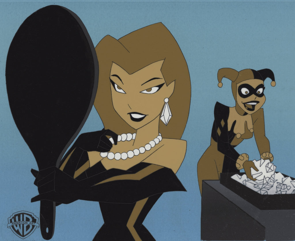 The New Batman Adventures Original Production Cel: Harley Quinn and Poison Ivy - Choice Fine Art
