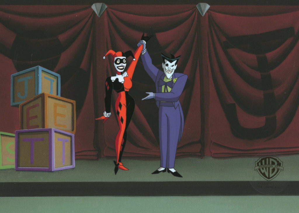 The New Batman Adventures Original Production Cel: Joker and Fake Harley - Choice Fine Art