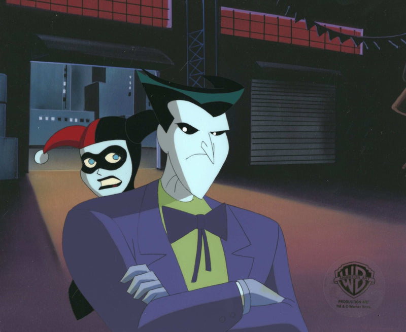 The New Batman Adventures Original Production Cel: Joker and Harley Quinn - Choice Fine Art
