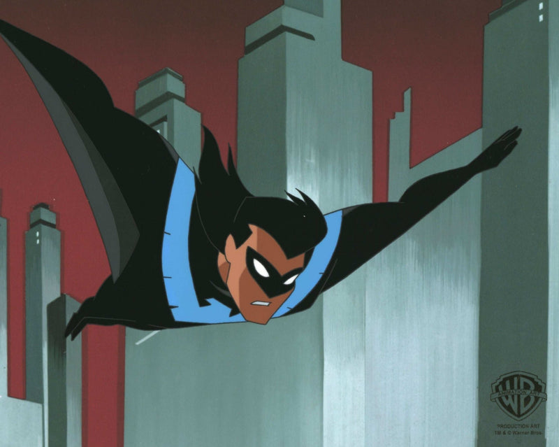 The New Batman Adventures Original Production Cel: Nightwing - Choice Fine Art