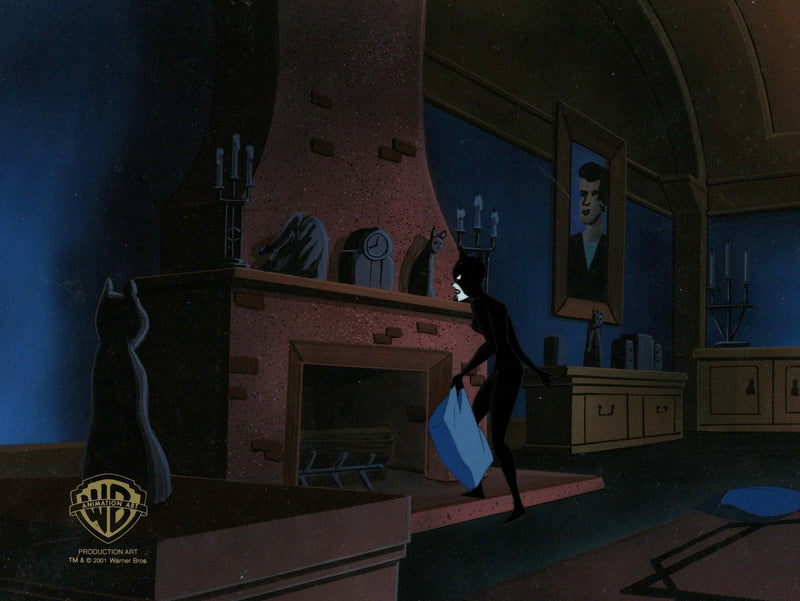 The New Batman Adventures Original Production Cel On Original Background: Catwoman - Choice Fine Art