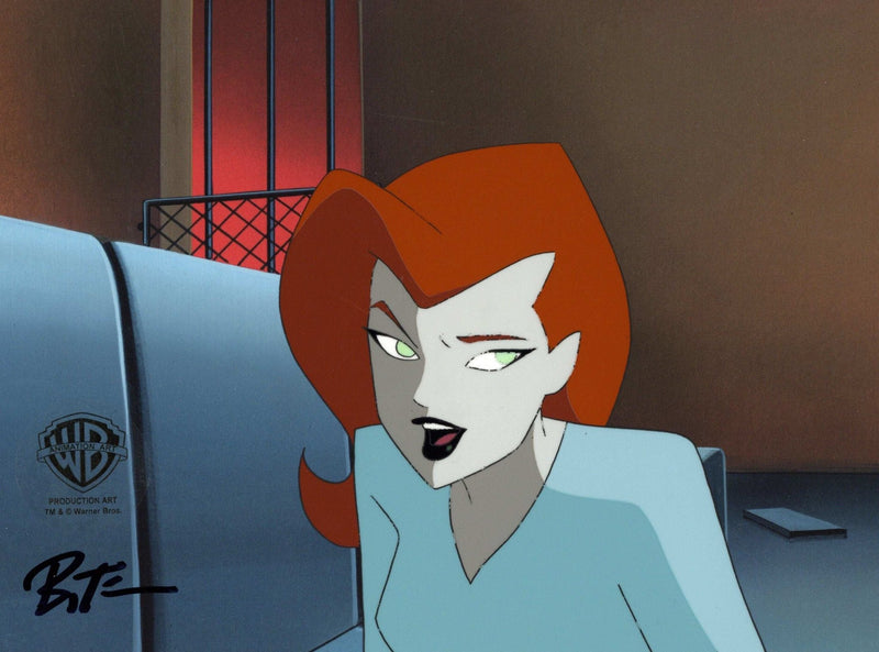 The New Batman Adventures Original Production Cel signed by Bruce Timm: Poison Ivy - Choice Fine Art