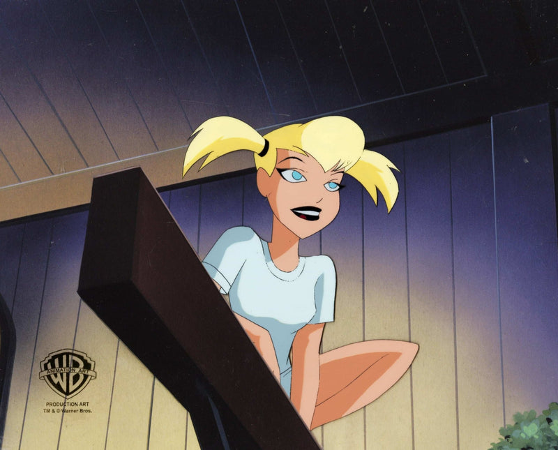 The New Batman Adventures Original Production Cel with Matching Drawing: Harleen (Harley Quinn) - Choice Fine Art