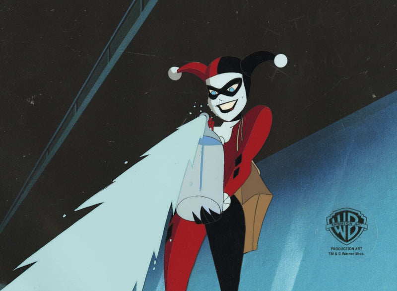 The New Batman Adventures Original Production Cel with Matching Drawing: Harley Quinn - Choice Fine Art