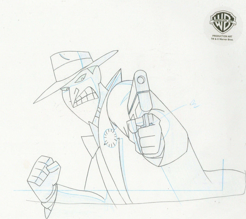 The New Batman Adventures Original Production Cel with Matching Drawing: Joker - Choice Fine Art