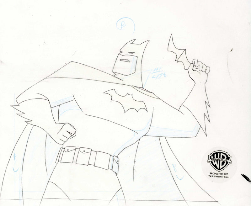 The New Batman Adventures Original Production Drawing: Batman - Choice Fine Art