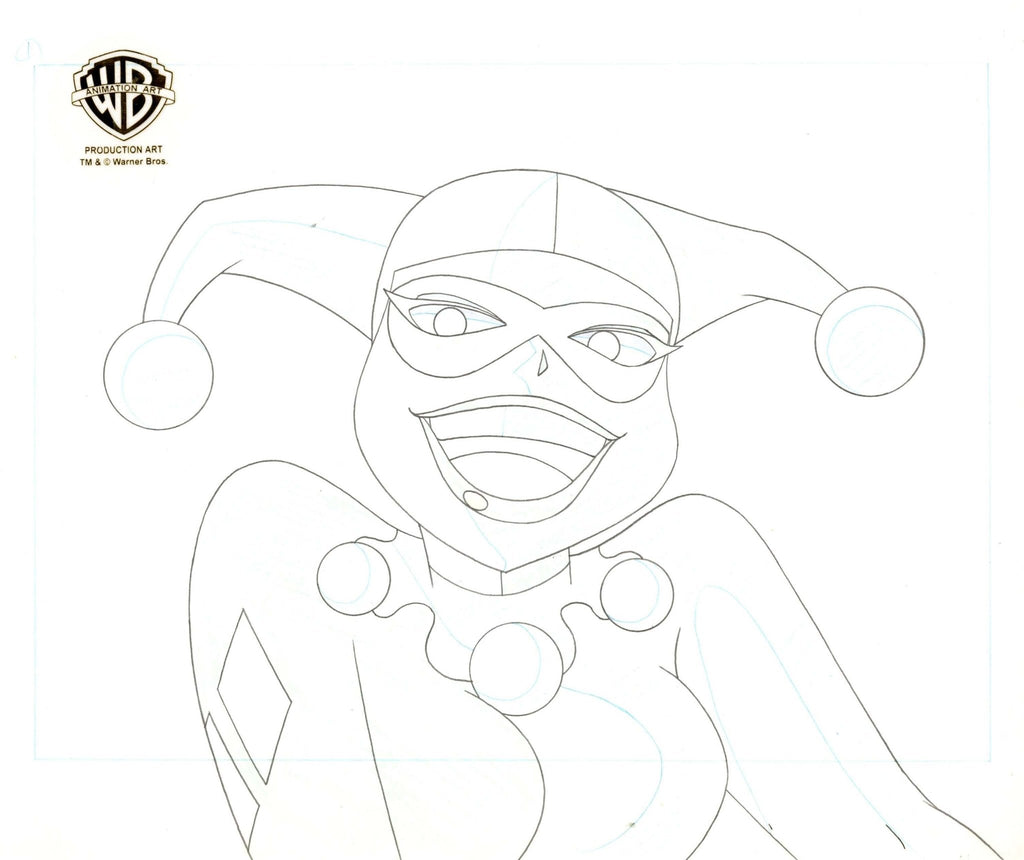 The New Batman Adventures Original Production Drawing: Harley - Choice Fine Art