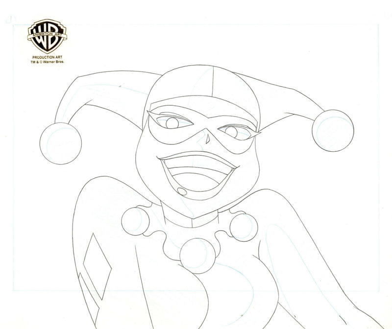 The New Batman Adventures Original Production Drawing: Harley - Choice Fine Art