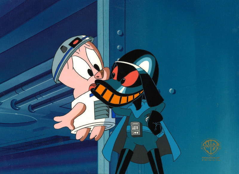 Tiny Toons Adventures Original Production Cel: Duck Vader and Hampton - Choice Fine Art