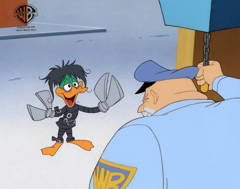 Tiny Toons Adventures Original Production Cel: Plucky Duck and Ralph - Choice Fine Art