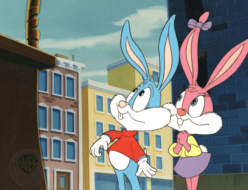 Tiny Toons Original Production Cel: Babs Bunny and Buster Bunny - Choice Fine Art