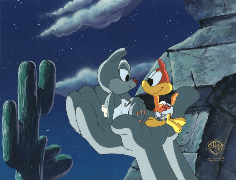 Tiny Toons Original Production Cel: Calamity and Little Beeper - Choice Fine Art