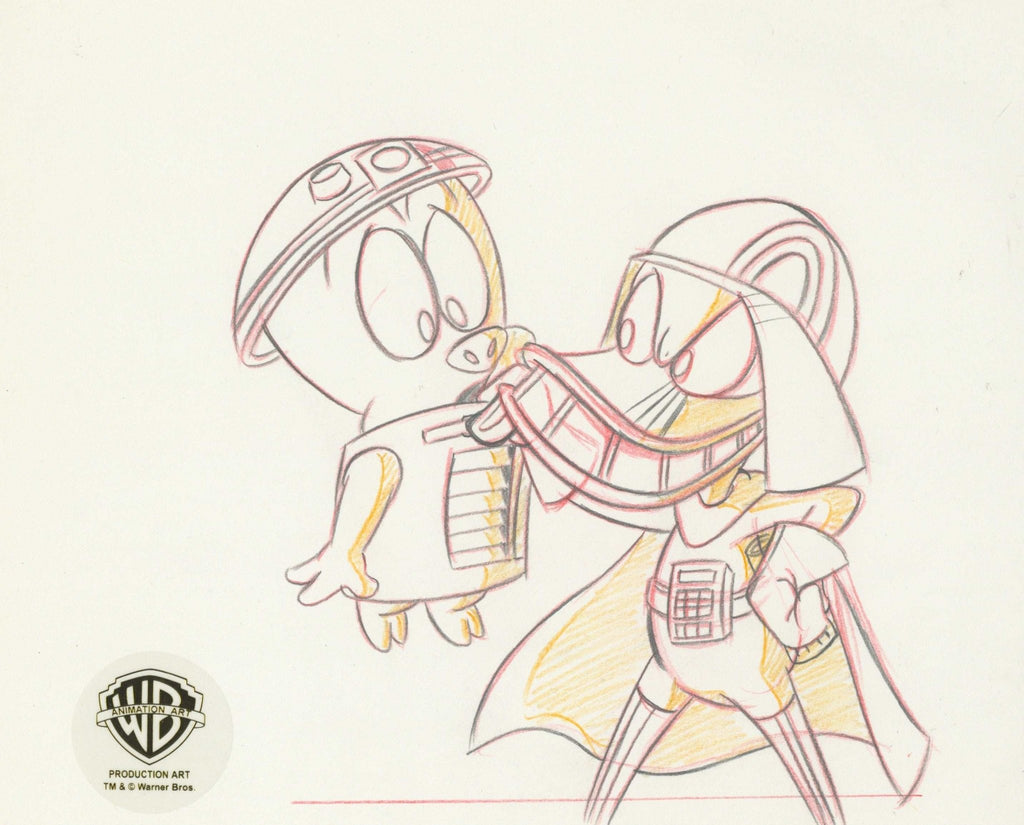 Tiny Toons Original Production Cel: Duck Vader, Hamton - Choice Fine Art