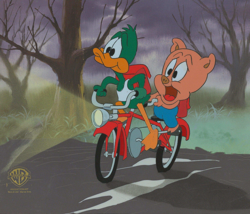 Tiny Toons Original Production Cel: Hamton J. Pig and Plucky Duck - Choice Fine Art
