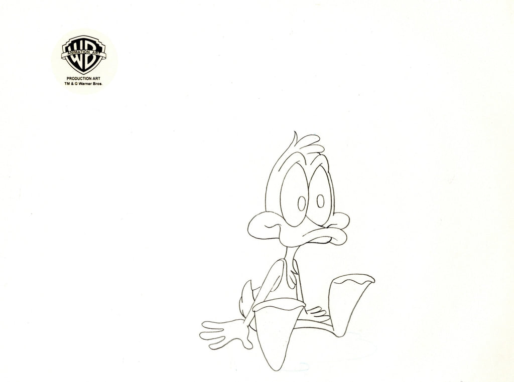 Tiny Toons Original Production Drawing: Plucky Duck - Choice Fine Art