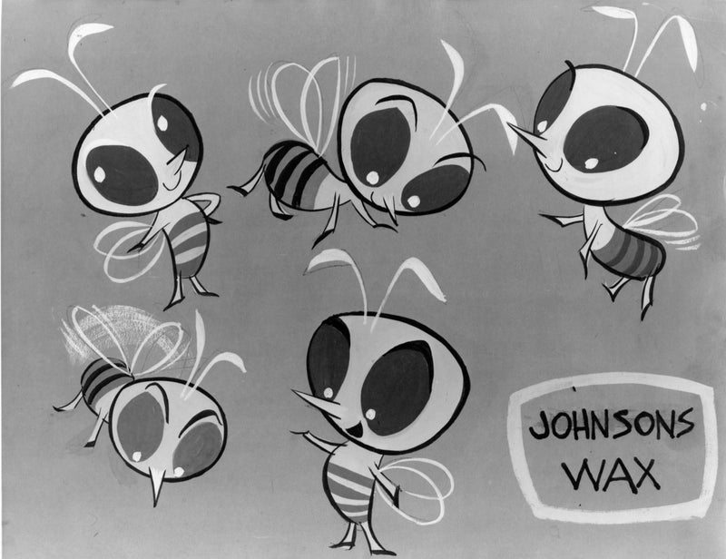 To Be Alive Original Production Model Sheet: Johnson's Wax Bees - Choice Fine Art