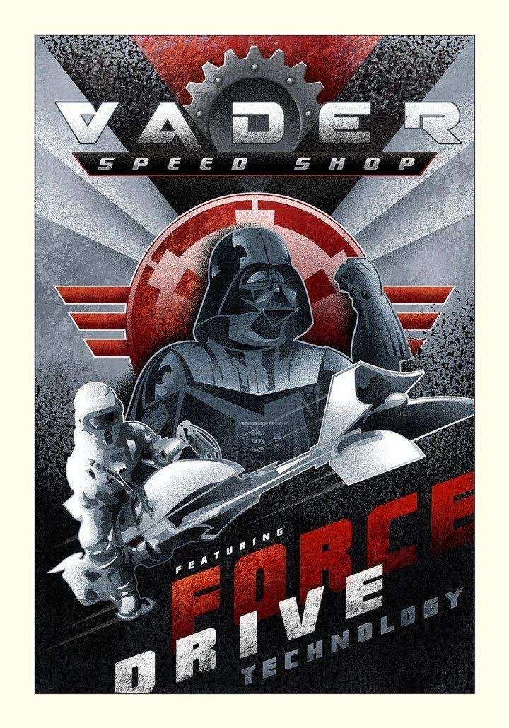 Vader Speed Shop - Choice Fine Art