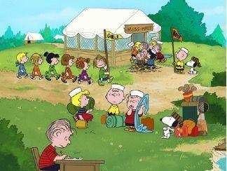 WHAT I DID THIS SUMMER...MY CAMP STORY Limited Edition Cel PEANUTS FINE ART 