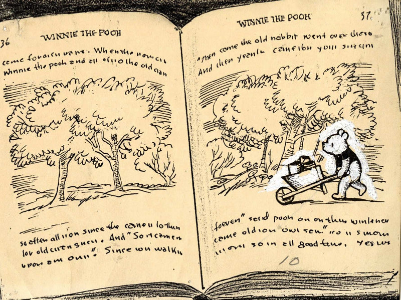 Winnie the Pooh and Tigger Too, Original Storyboard: Pooh - Choice Fine Art